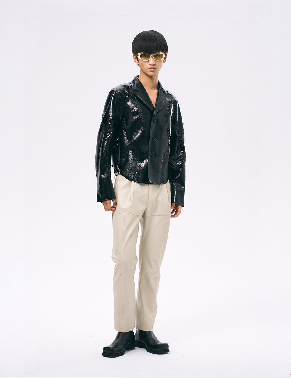 Black Laser Cut Jacket