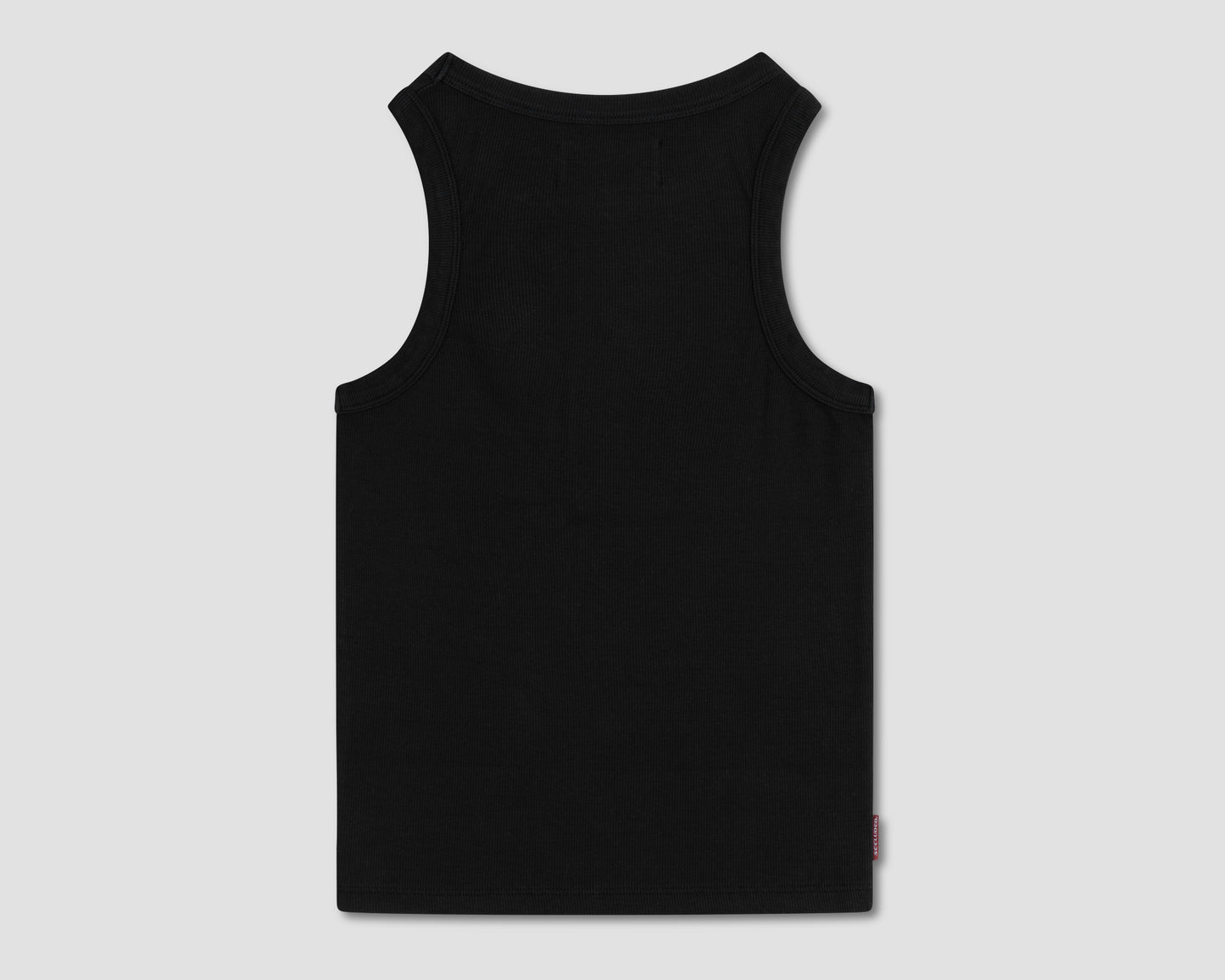Ribbed Tank Top Black