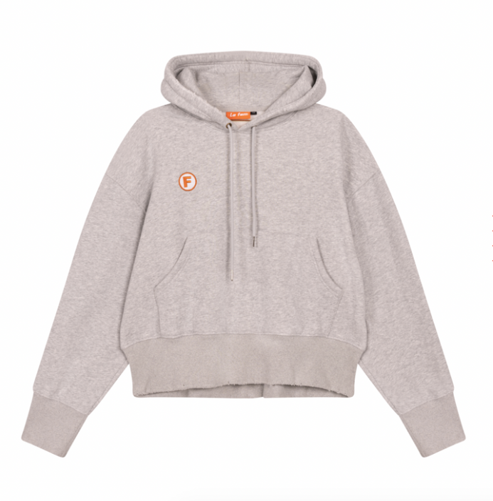 Grey Classic Logo Hoodie