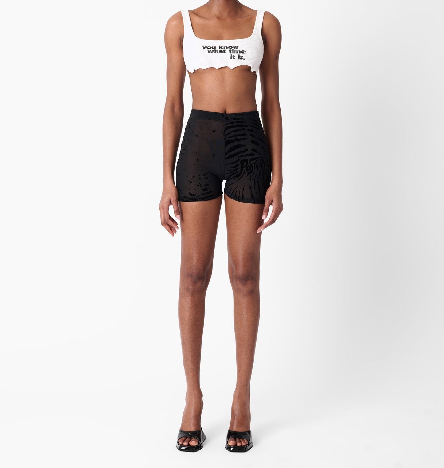 Knockout Shorts Zebra Print