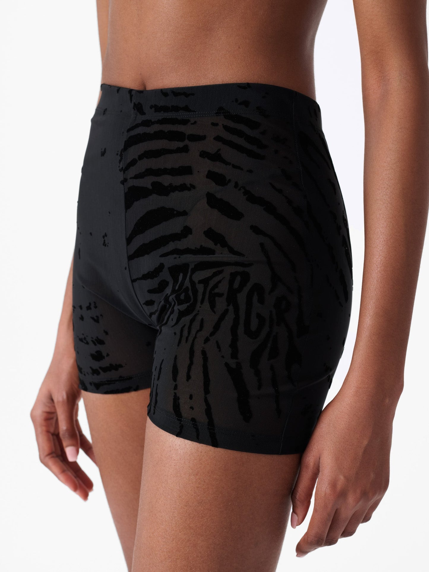Knockout Shorts Zebra Print