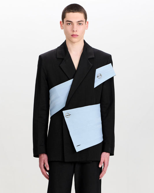 Siebe Blazer Black and Blue