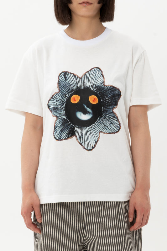 Smirky Funghi T-Shirt White