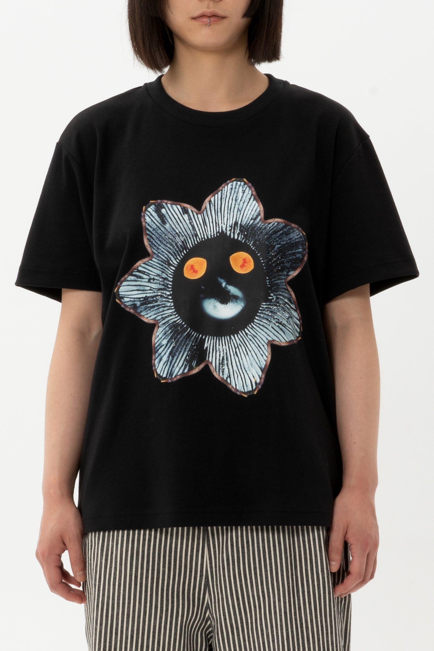 Smirky Funghi T-Shirt Black