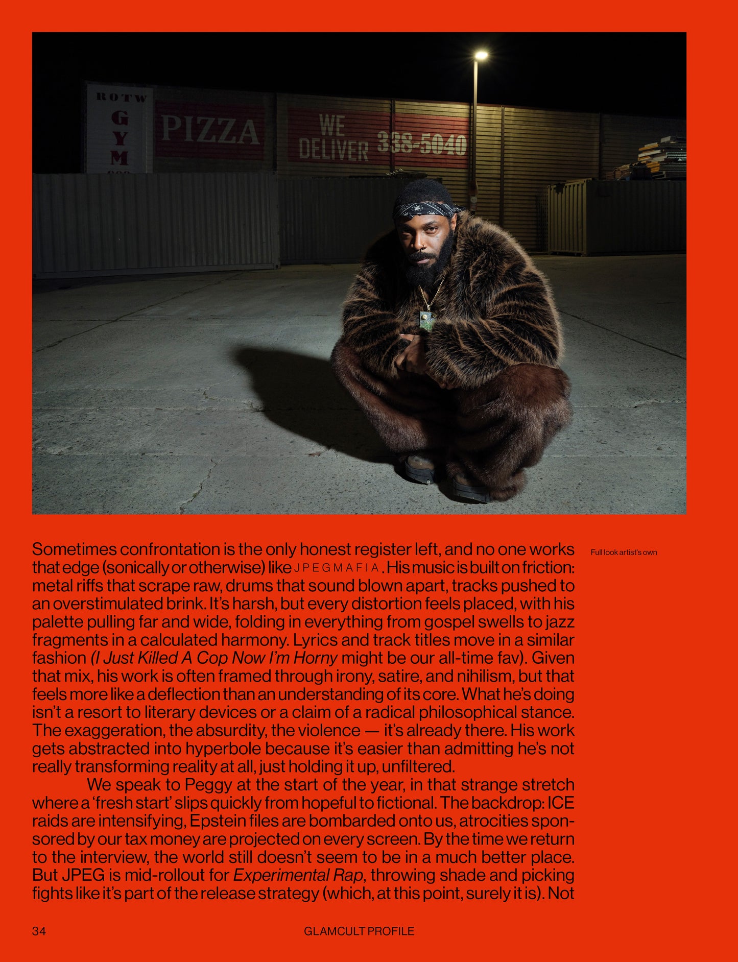 Glamcult #144 THE NOISE ISSUE with ECCA VANDAL (Pre-order)