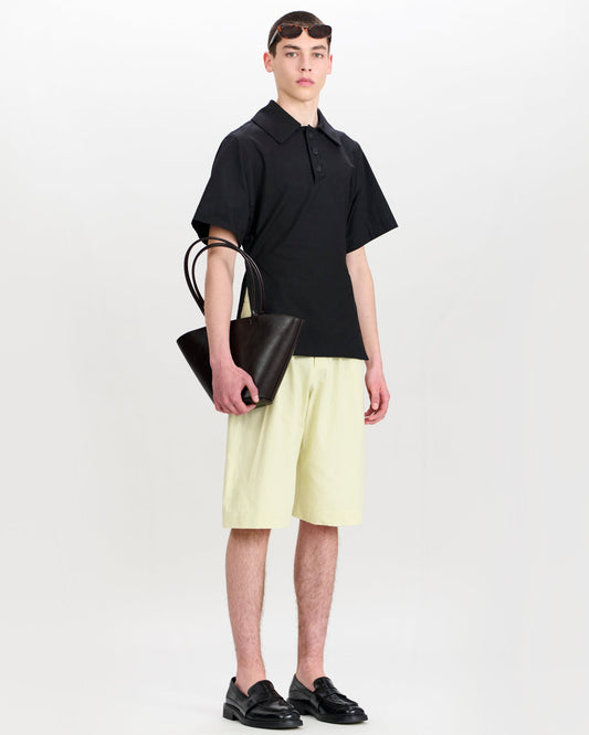 Flynn Polo Charcoal Black