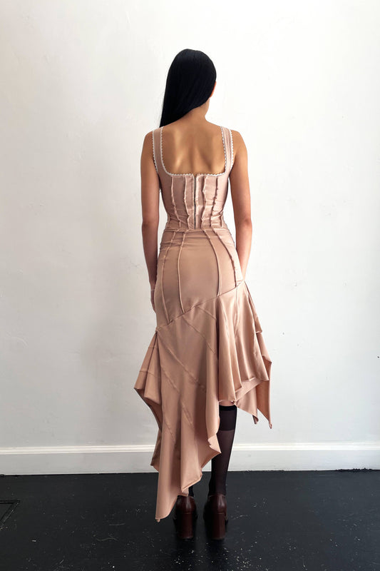 Deconstructed Lingerie Dress