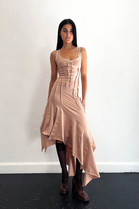 Deconstructed Lingerie Dress