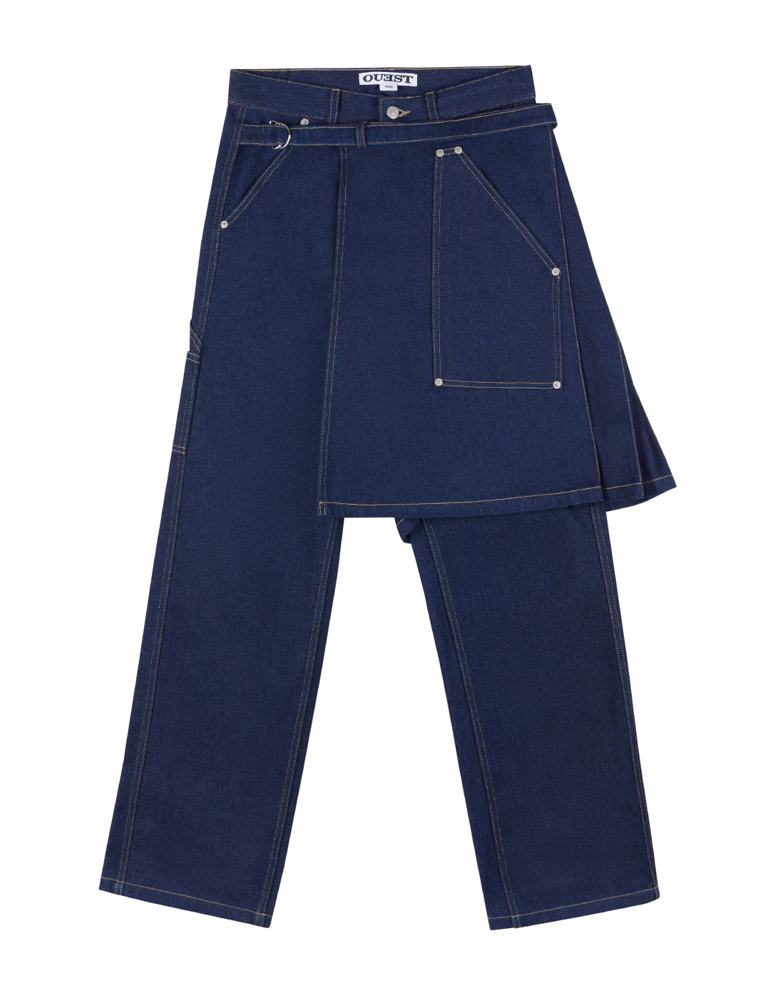 The Apron Pants in Indigo Denim