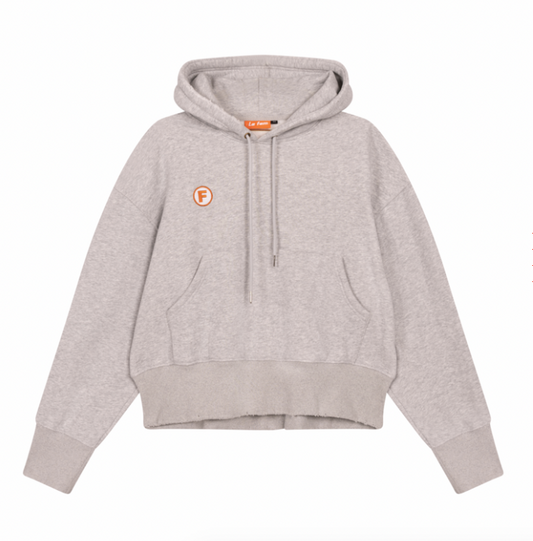 Grey Classic Logo Hoodie