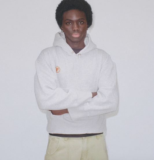 Grey Classic Logo Hoodie