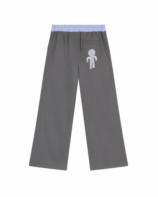 Fancy Boxer Trouser Grey