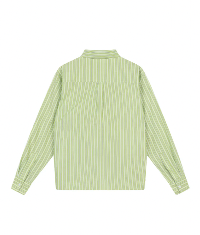 Striped F Circle Shirt Green