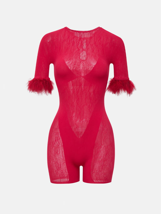 Vanderbilt Playsuit Red - Onesize