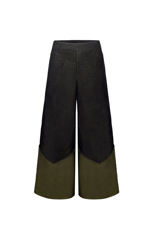 Corduroy Wide Trousers