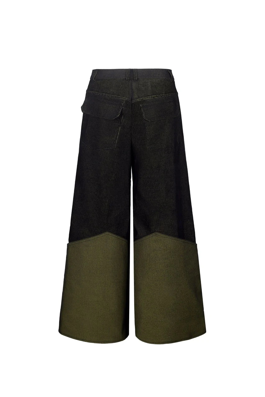 Corduroy Wide Trousers