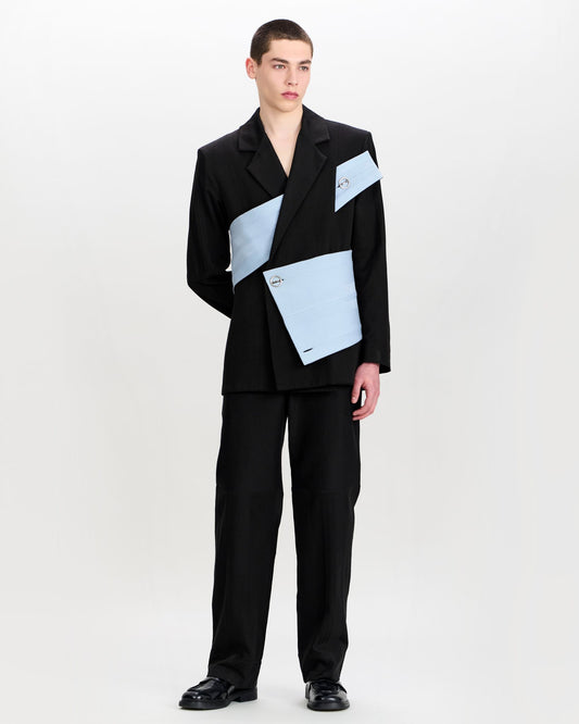 Siebe Blazer Black and Blue