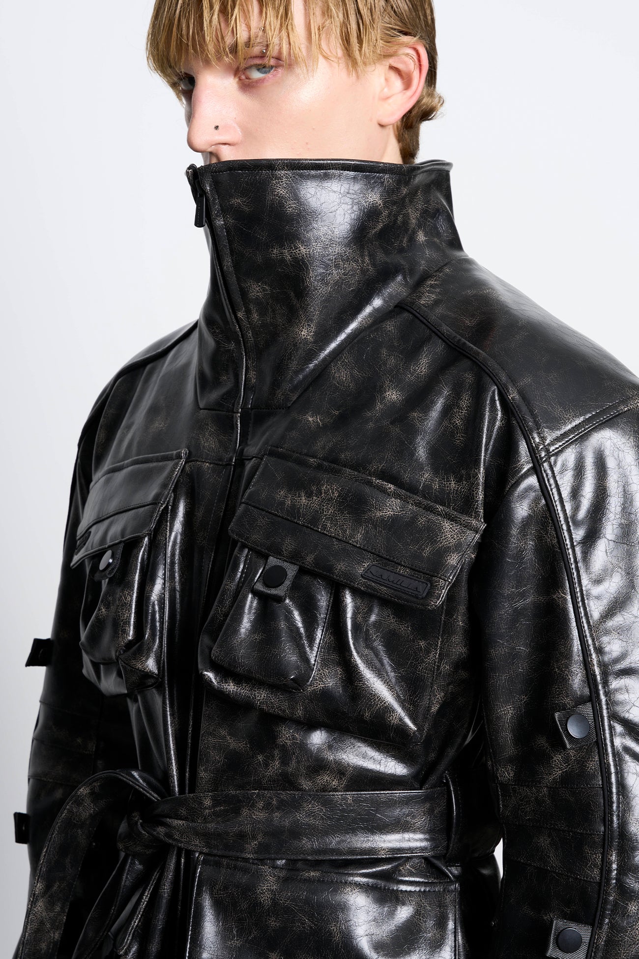 Undercover Leather Coat